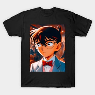 Unleash the Mystery: Detective Conan-inspired Anime Fashion for Sleuth Enthusiasts! T-Shirt